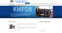 Desktop Screenshot of medicalboard.co.ke